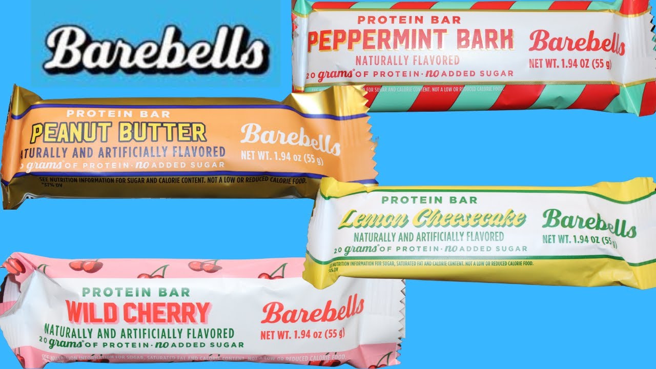 Barebells Protein Bar: Peppermint Bark, Peanut Butter, Lemon Cheesecake & Wild Cherry Review