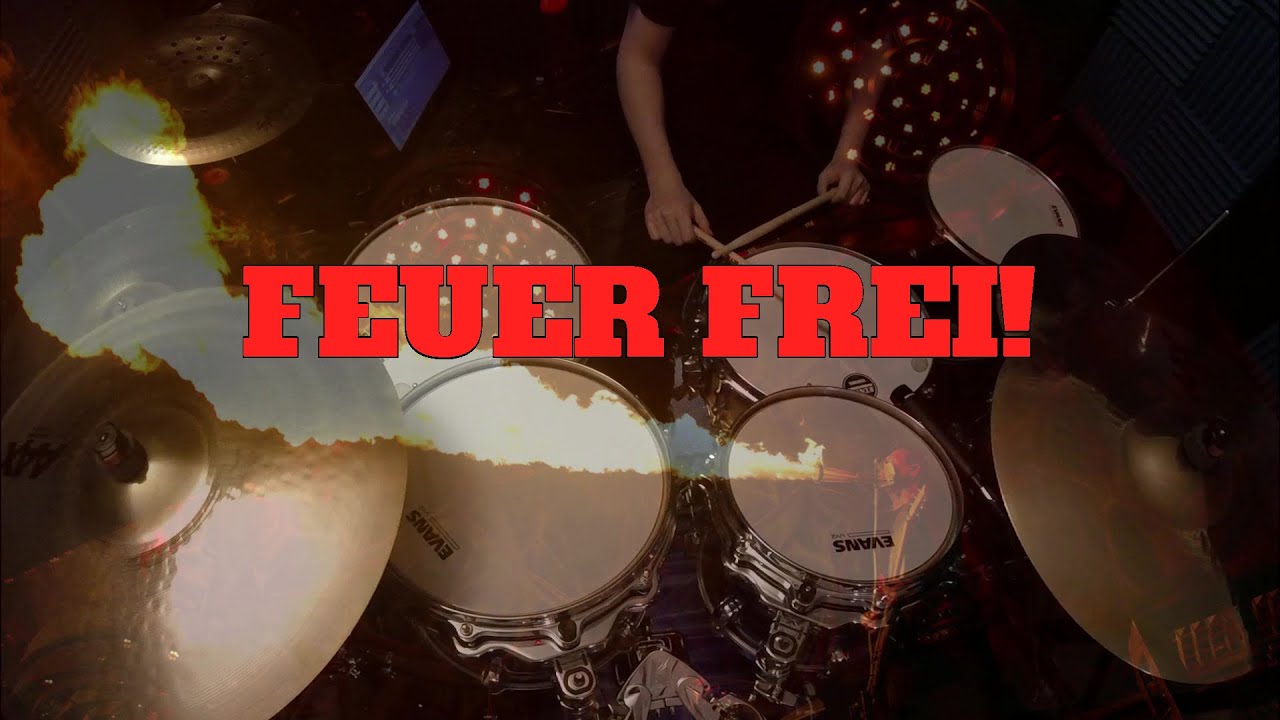 Rammstein - Feuer Frei! - Drum Cover (From Rammstein: Paris)