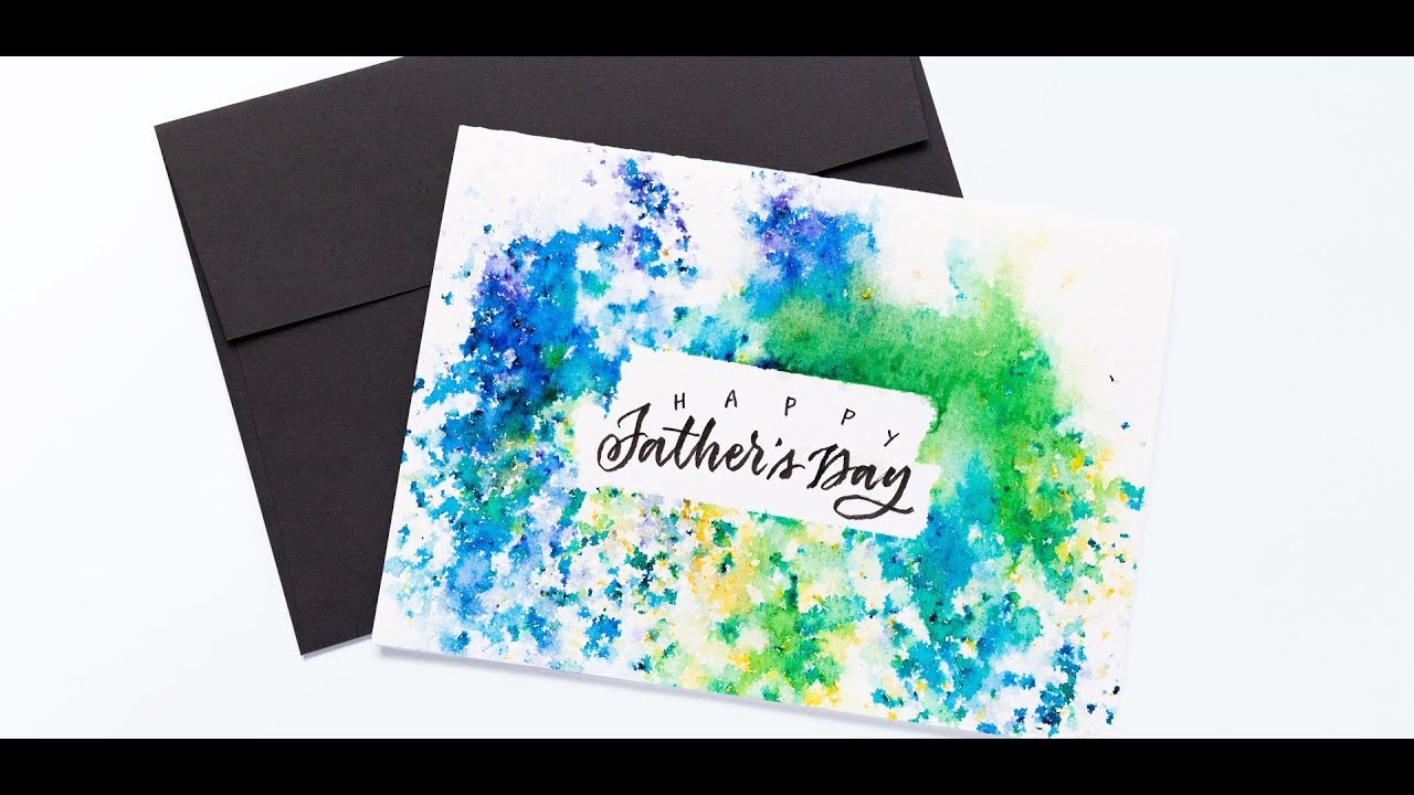 Create a Father's Day Card using BRUSHO