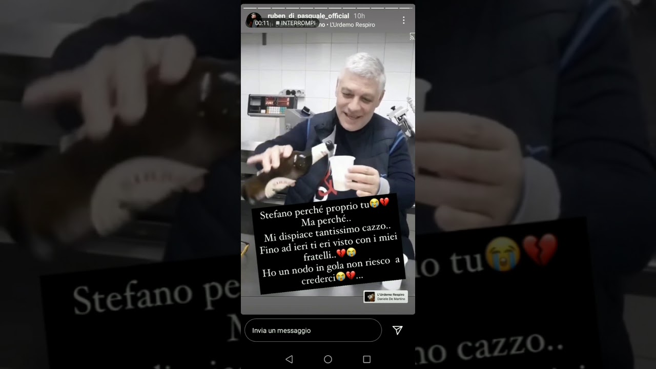 Daniele De Martino E Suo Zio Stefano - Incidente 💔