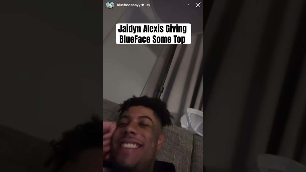 Jaidyn Alexis Giving BlueFace Some Top #jaidynalexis #blueface #chriseanrock #shorts #bluefacebaby