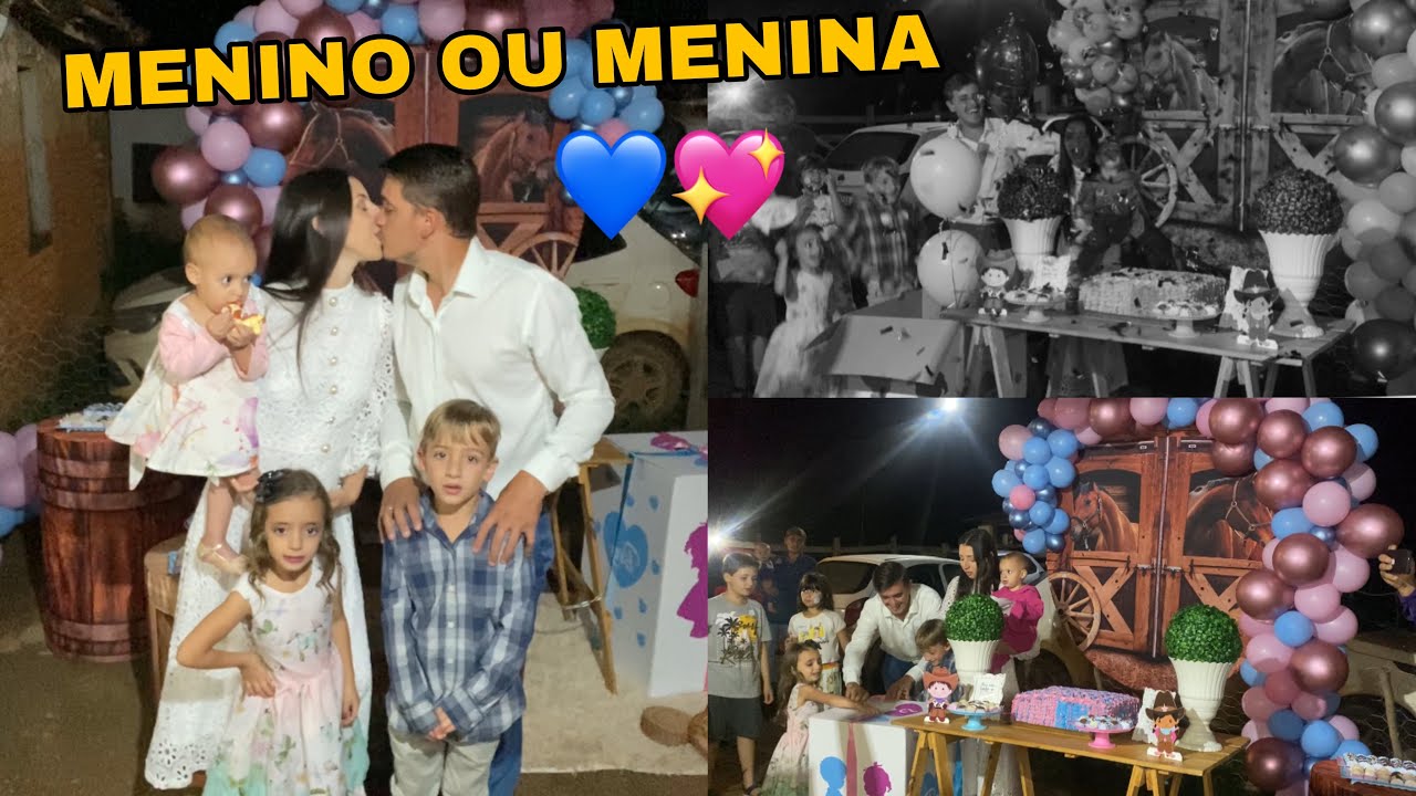 CHÁ REVELAÇÃO MENINO OU MENINA? *Quarta Gravidez*