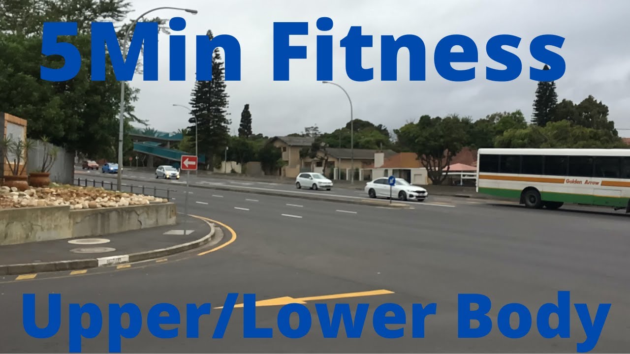 5 Min Fitness  Upper/Lower Body No Equipment   #fitdad #fitin5