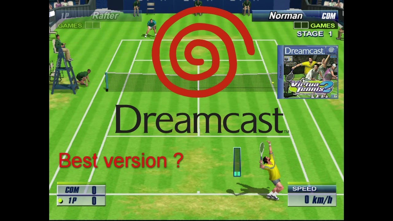 Sega Dreamcast - Virtua Tennis 2 gameplay. Best version ever?