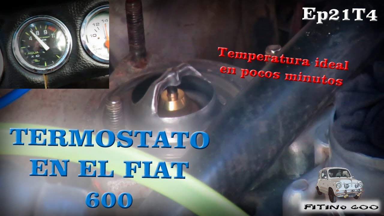 Cómo cambiar termostato Fiat 600 Ep21T04 / 