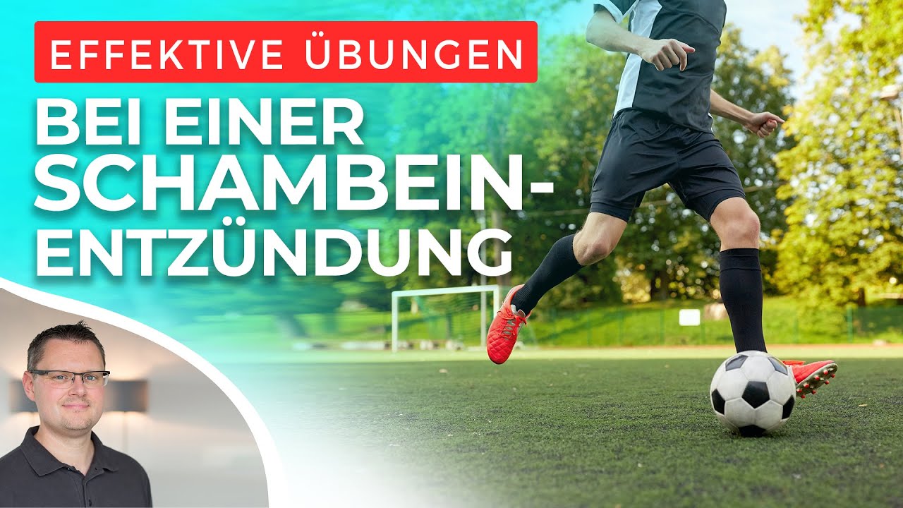 4 Übungen gegen eine Schambeinentzündung I Adduktorenschmerzen nach dem Fußball I Faszientherapie