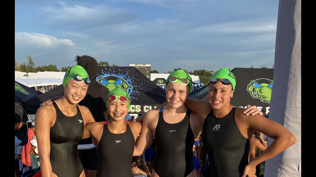2022 Western Zone Age Group Championships - Girls 12 & U 400 Meter Medley Relay Final