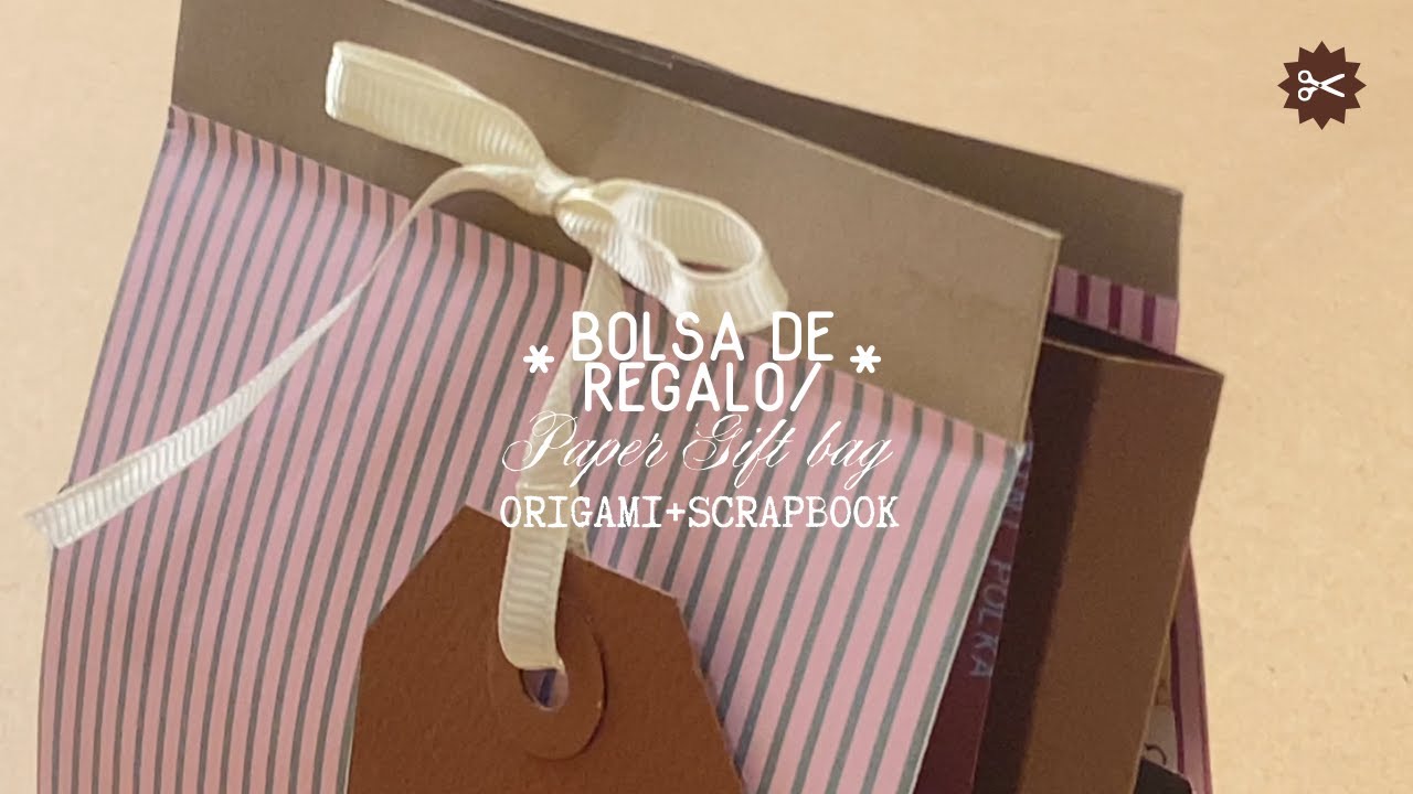 Bolsa de Papel para regalo // Paper Gift Bag ✄Minilichis