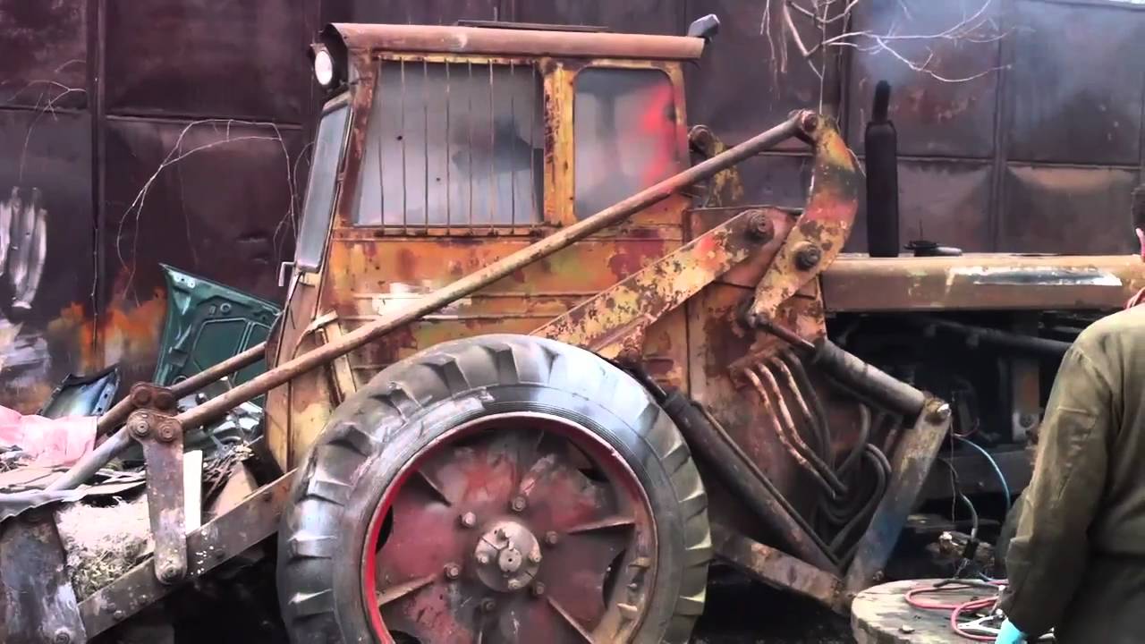 Pornire tractor vechi 8 ifron (20 ani abandonat)