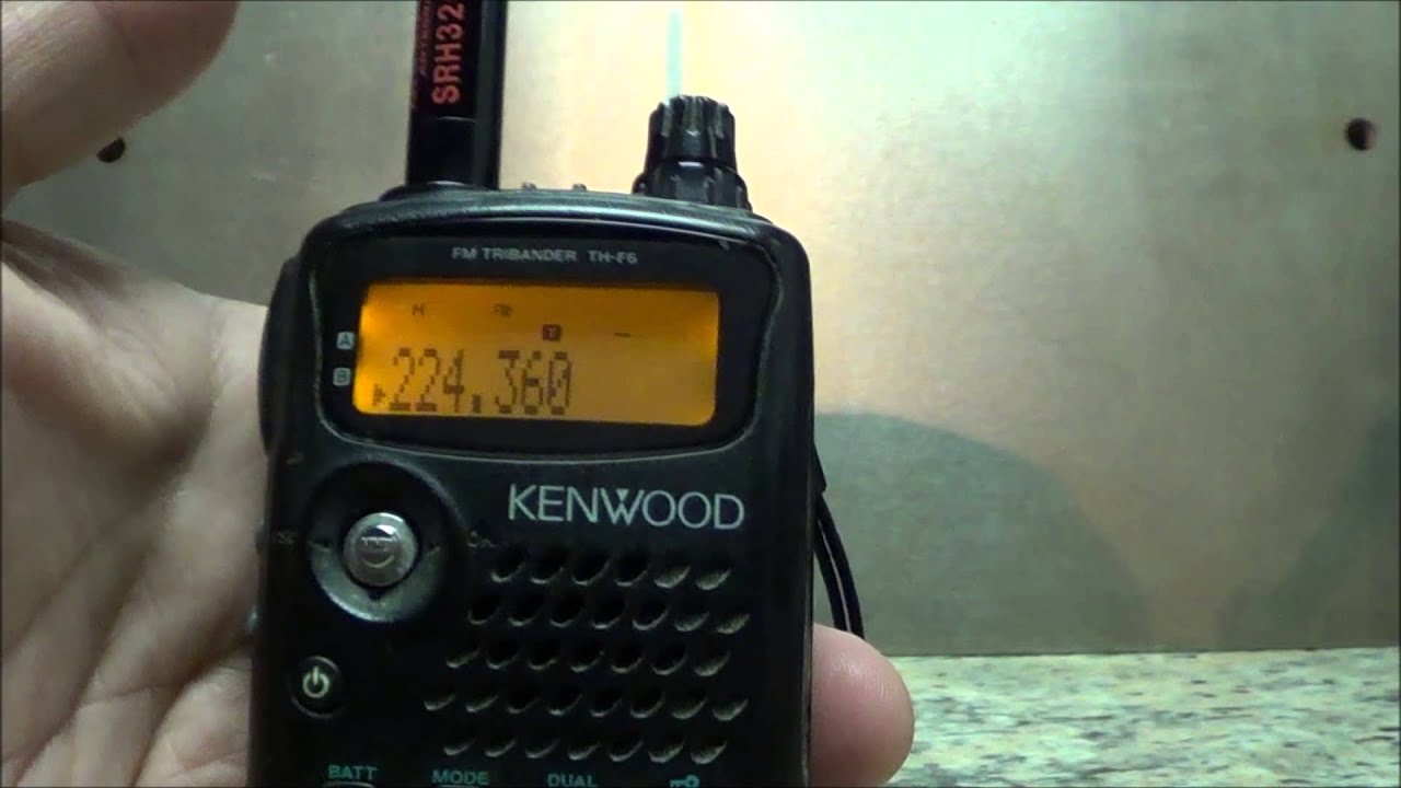 Bobby Trates (How To Program A Kenwood THF6A)