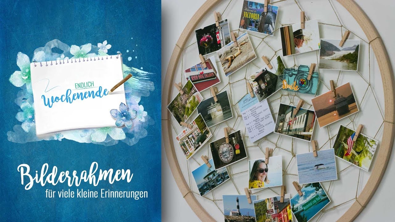 Endlich Wochenende #10 | Großer Rahmen für kleine Erinnerungen | Traumfänger XXL | Scrapbooking