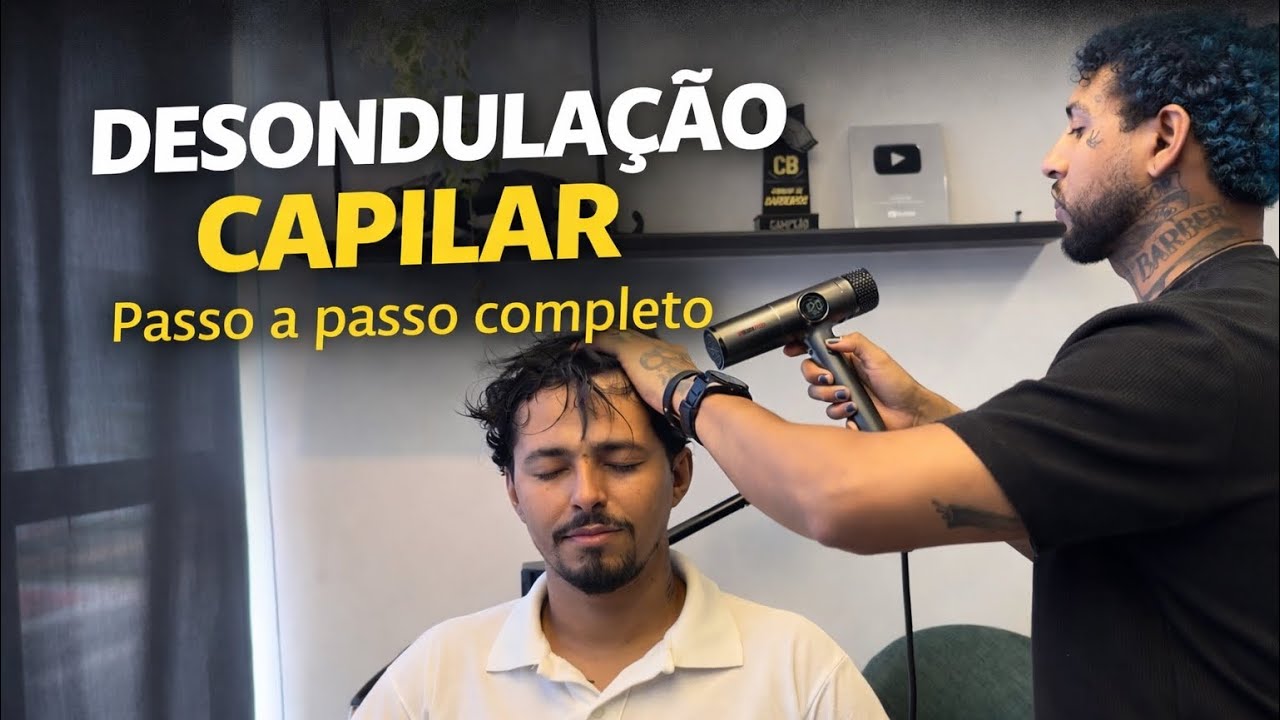  Desondulação capilar perfeita: o passo a passo que todo barbeiro precisa aprender.