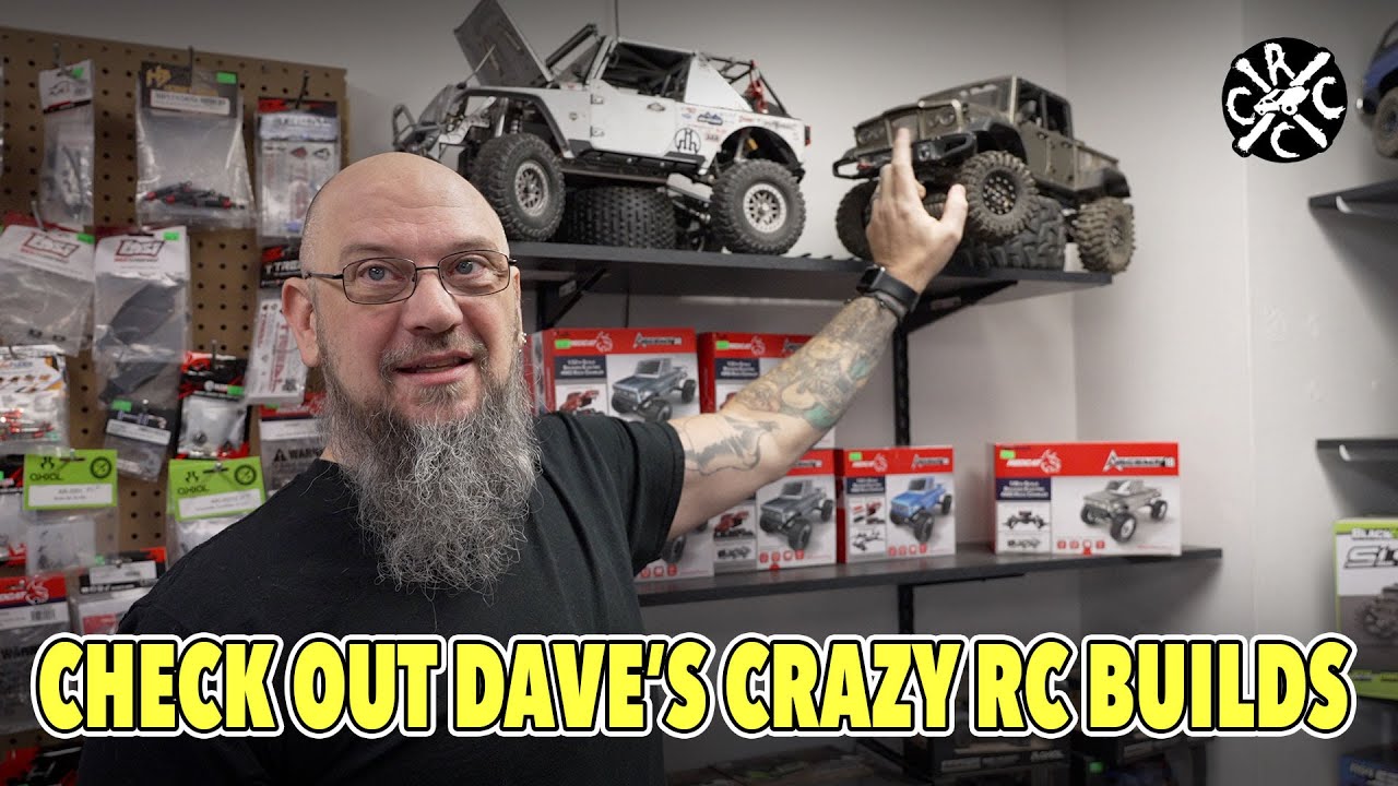 Посмотрите на эти невероятные радиоуправляемые модели от Дэйва из Crawler Space RC в Гранд-Рапидсе.