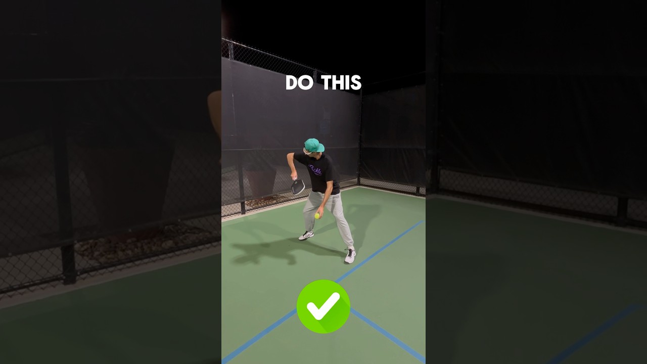 The #1 Serve Power Trick Every Pickleball Player Should Know ⚡️ #pickleballtips #pickleballcoach