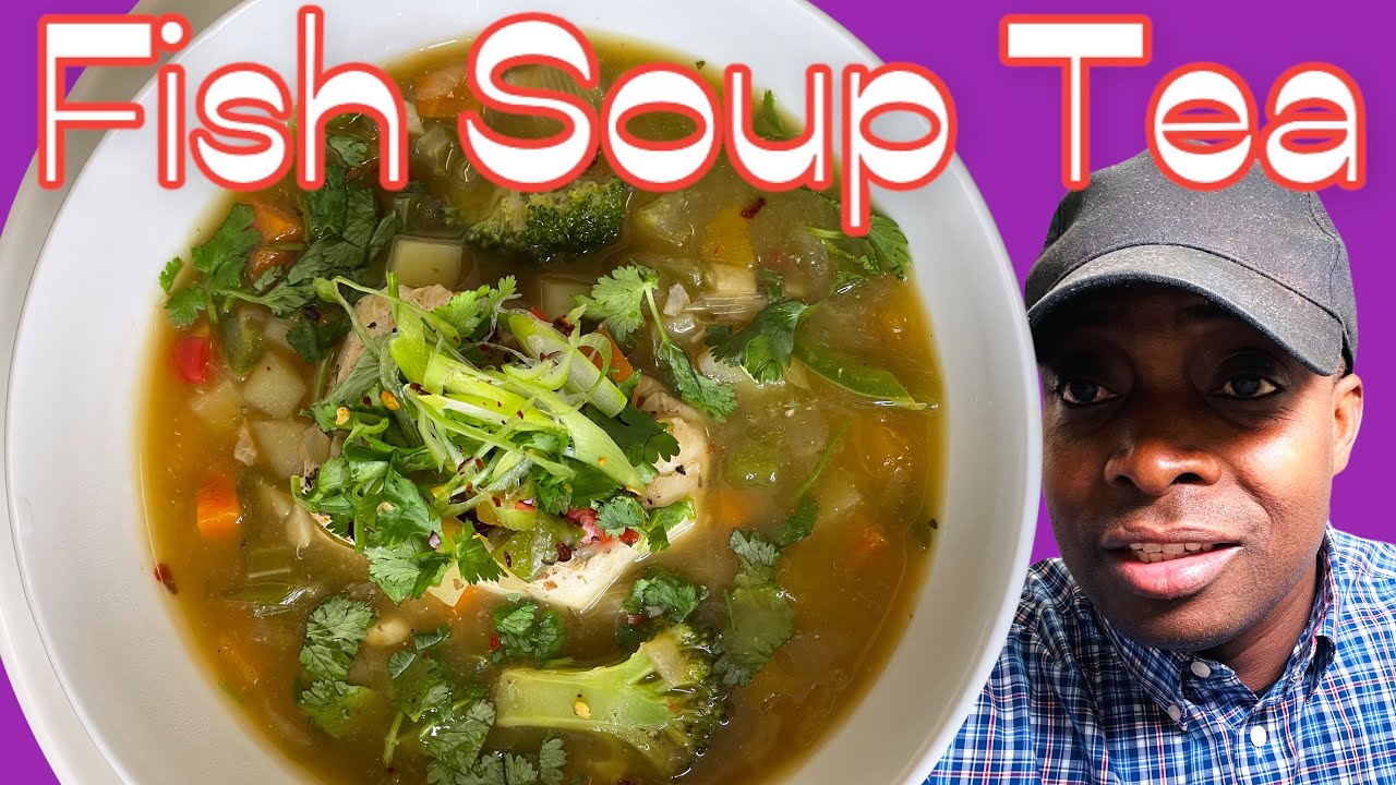 Best jamaican  fish soup ever! ( fish tea shop  in 2022 ) bestJamaicachef