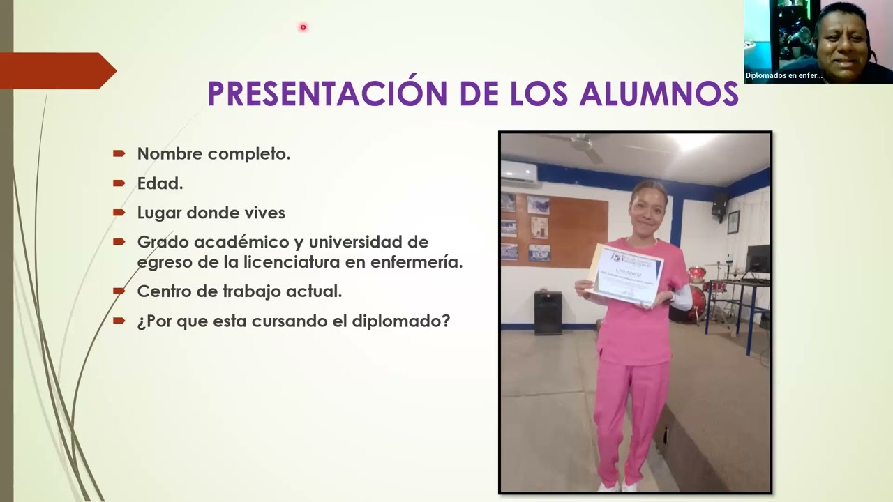 presentación del diplomado en enfermería quirúrgica XIII