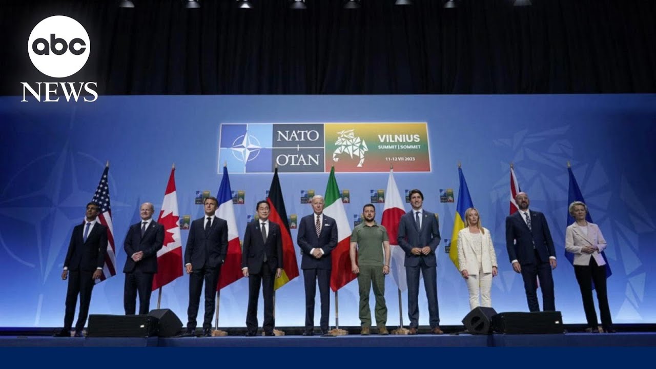 Biden reiterates commitment to Ukraine at NATO summit | ABCNL
