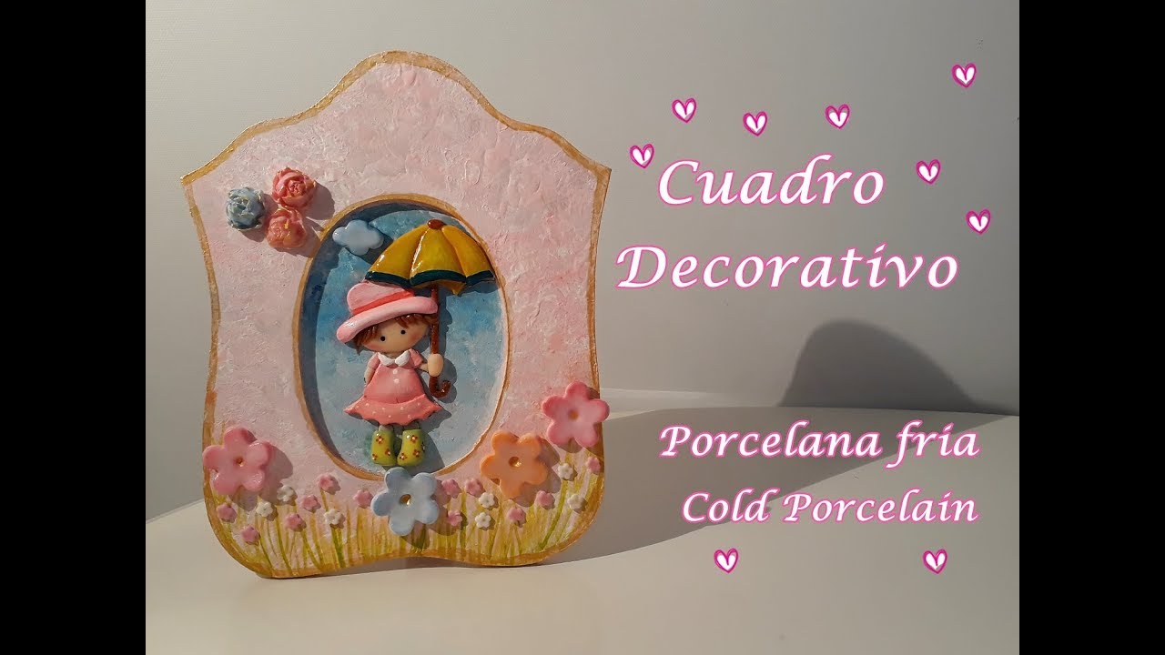 Cuadro Decorativo en Porcelana Fria / Cold Porcelain