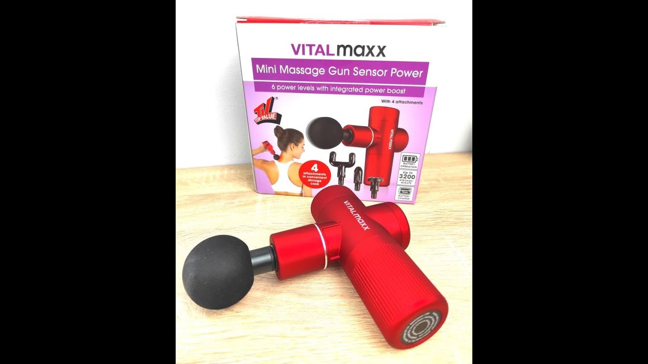 VITALmaxx mini massage gun Sensor Power Lidl