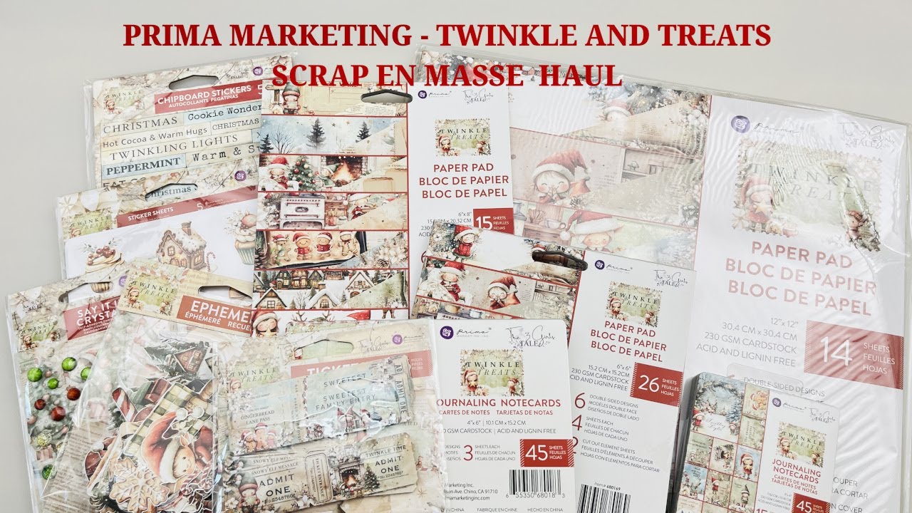 Twinkle and Treats Scrap en masse #haul #crafthaul #scrapbooking #scrapbookhaul #papercraft #crafts