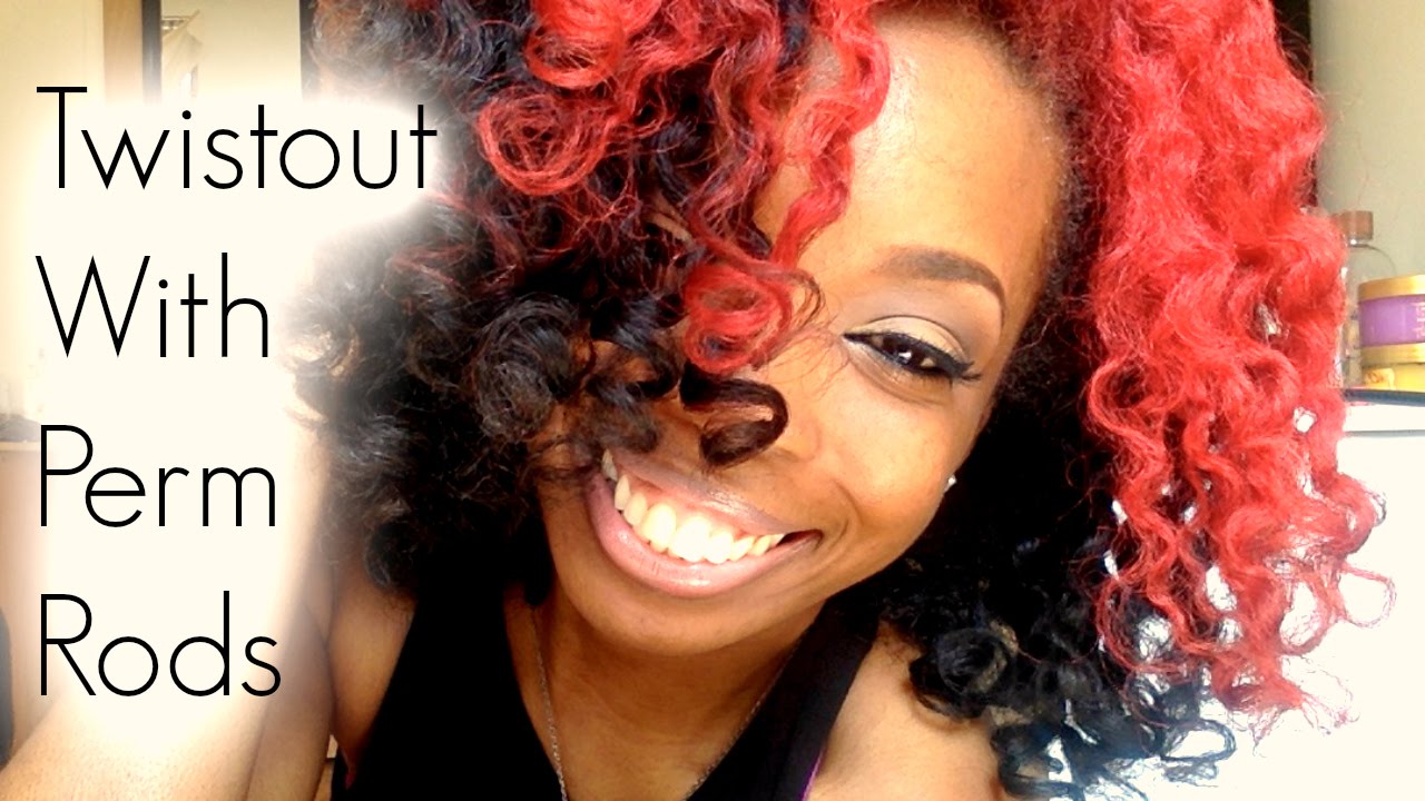 4C Natural Hair|Twistout with Perm Rods