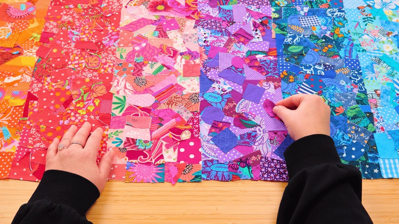 I Turned 1,000 Scraps Too Small to Use into a Beautiful Quilt