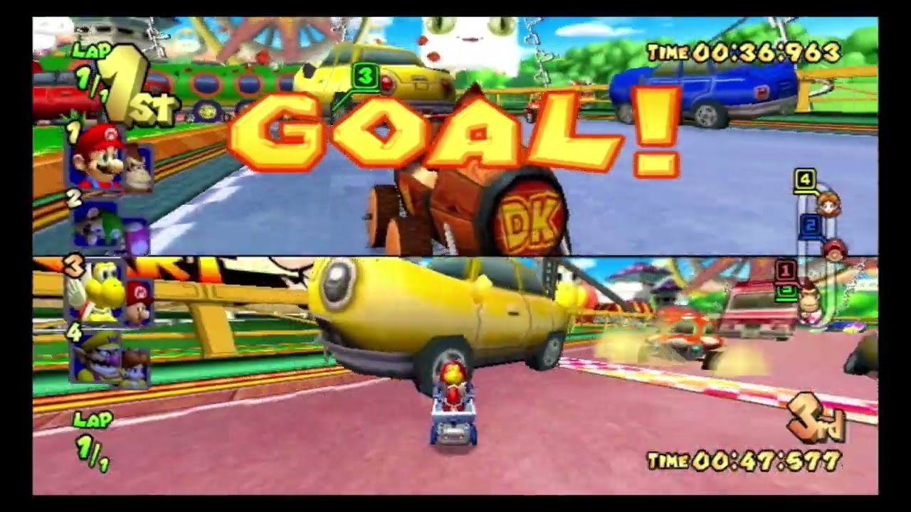 Mario Kart Double Dash - Traffic Mod in LAN