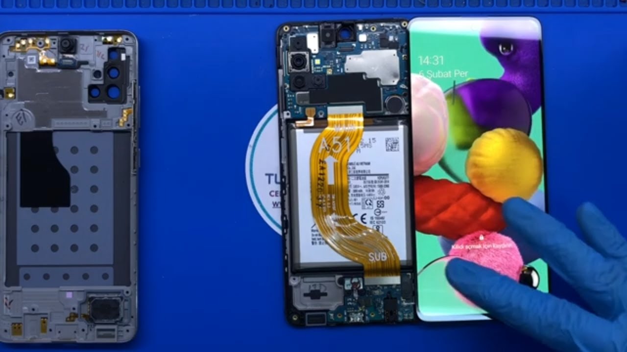 Bir İlk !!! Samsung Galaxy A51 Ekran Cam Değişimi I Samsung A515 I Sesli Anlatım