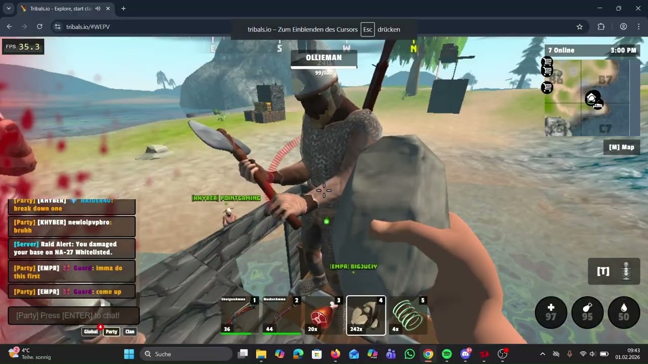 Raid on AK | Tribals.io