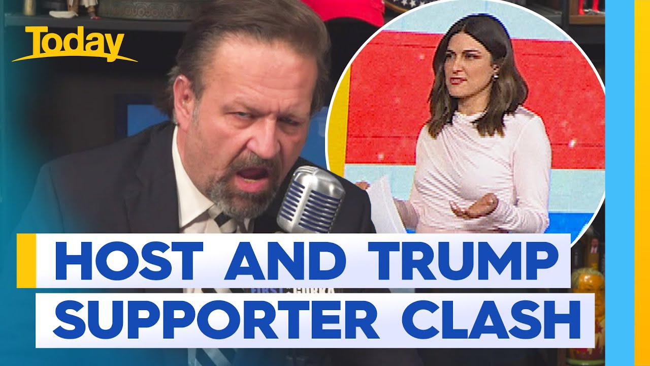 Sarah Abo clashes with avid Trump supporter | Today Show Australia