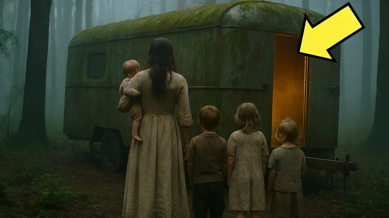 VEDOVA E FIGLI IN VECCHIO CAMPER… SENTONO SUONO DAL PAVIMENTO
