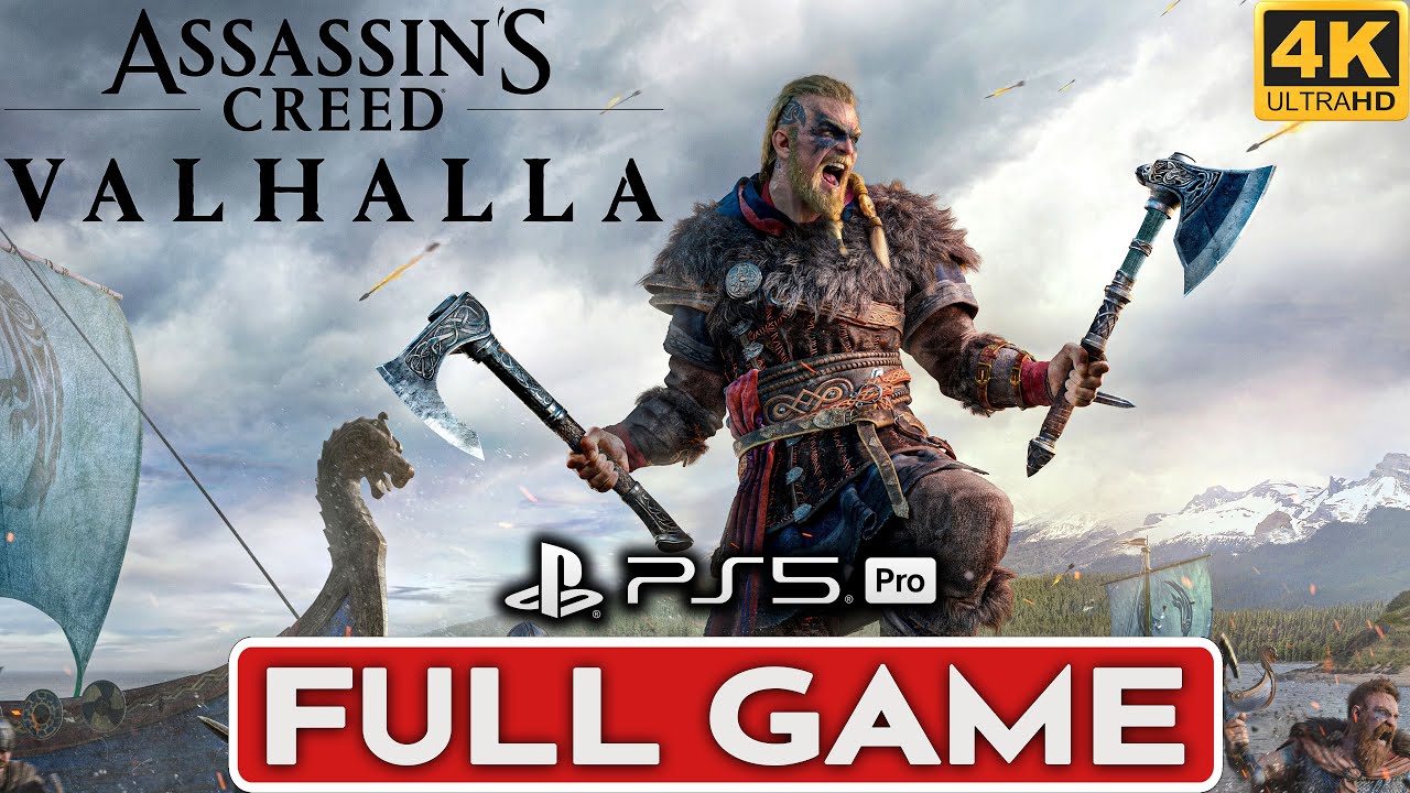 Assassin&rsquo;s Creed Valhalla &ndash; Full Game (4K 60FPS | PS5 Pro Next-Gen Graphics | No Commentary)