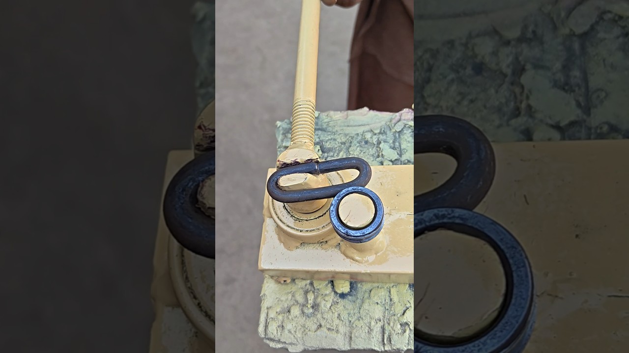Super DIY Iron Bending Tool Hack! 🔥⚙️ 