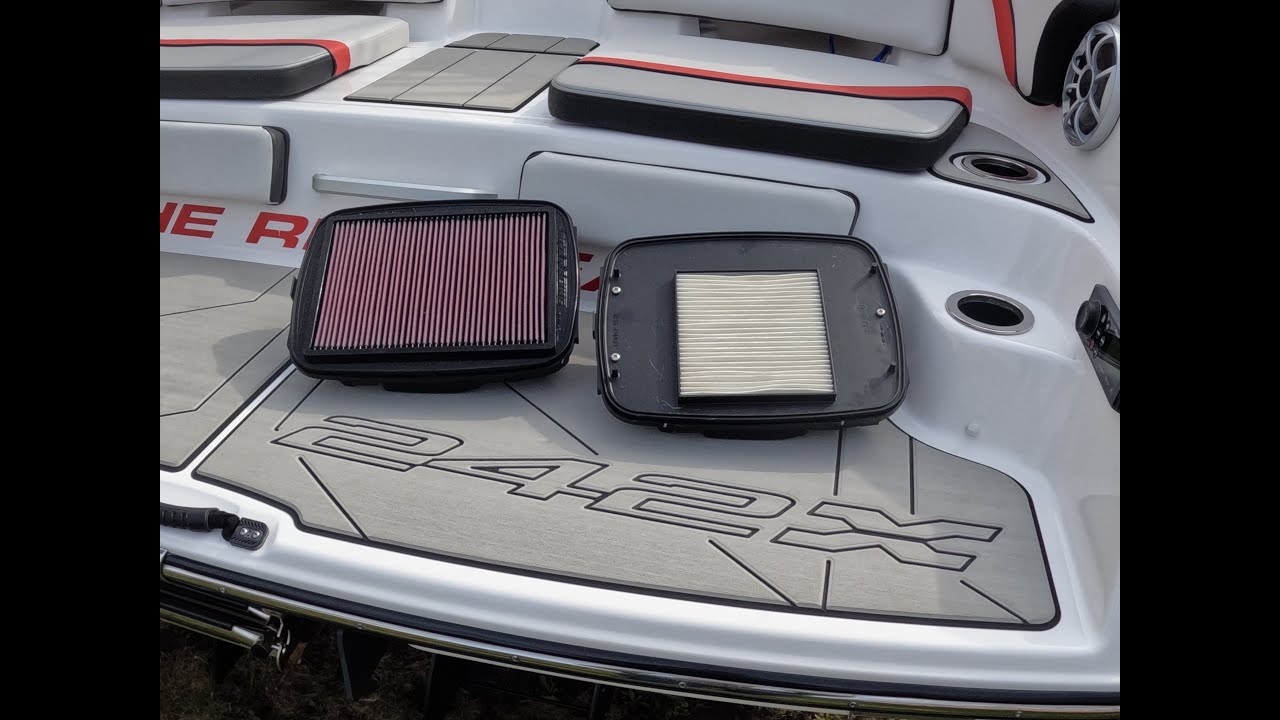Putting K&N air filters in our Yamaha jetboat. (Part 1...The install)
