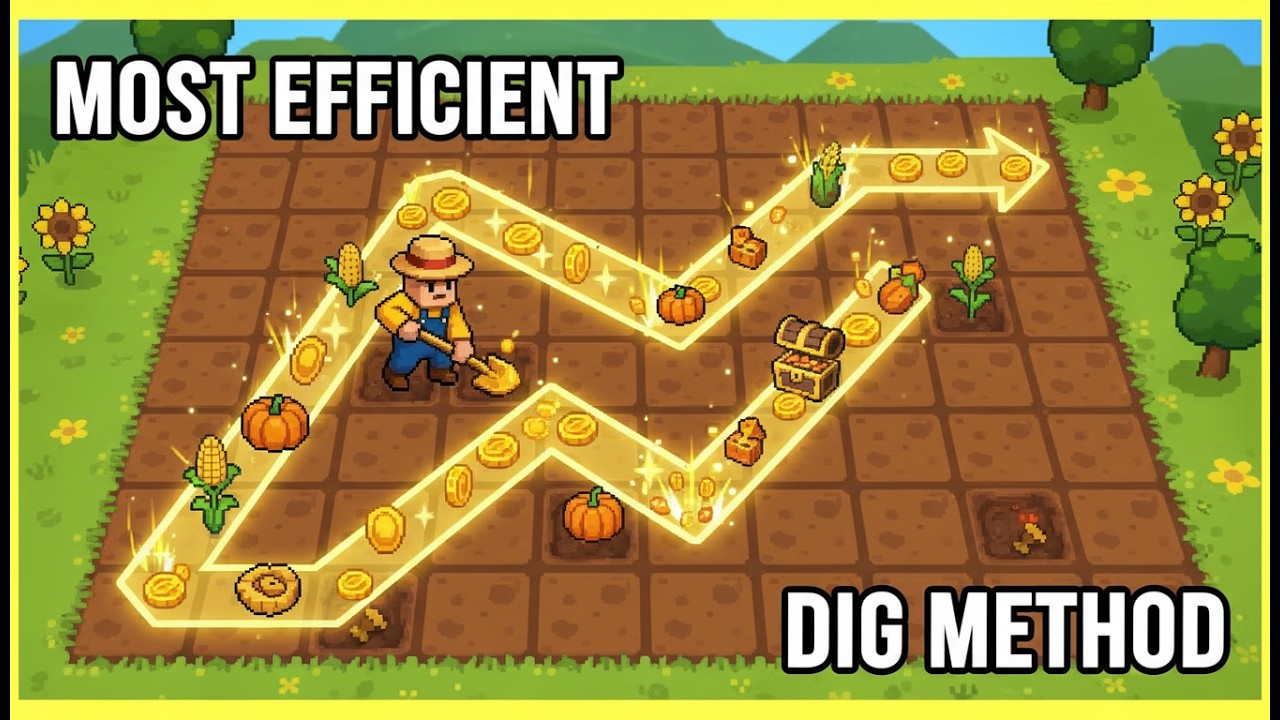 MOST EFFICIENT DIG METHOD IN SUNFLOWER LAND❗❗❗