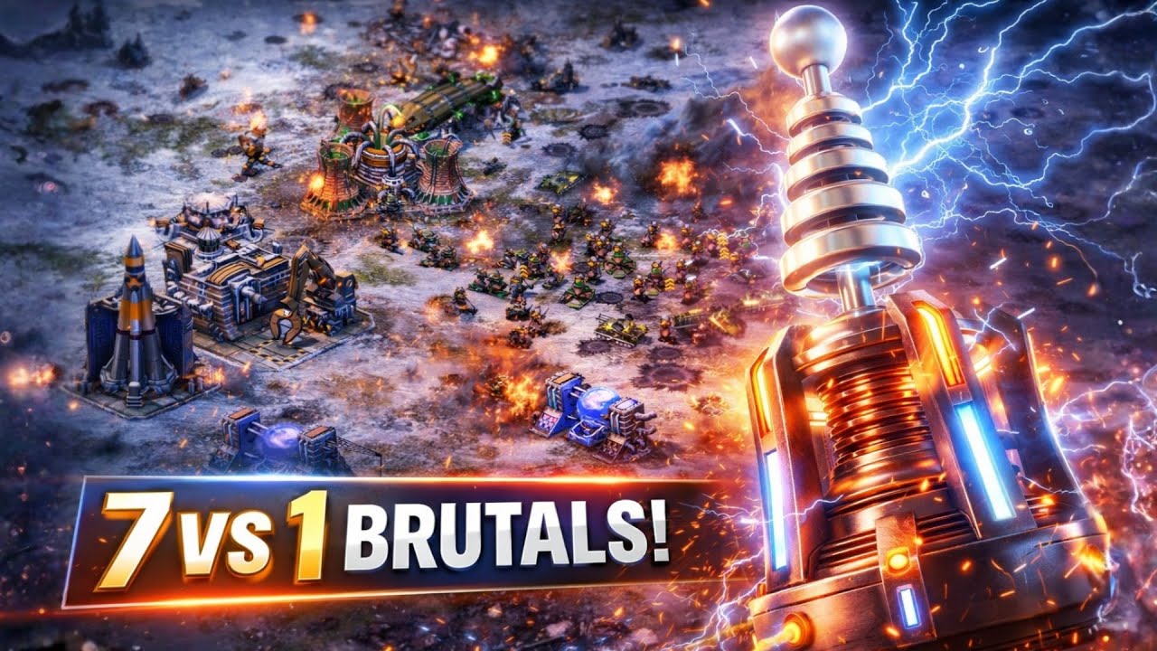 Red Alert 2 | Impossible Odds, Final Victory! | (7 vs 1 + Superweapons)