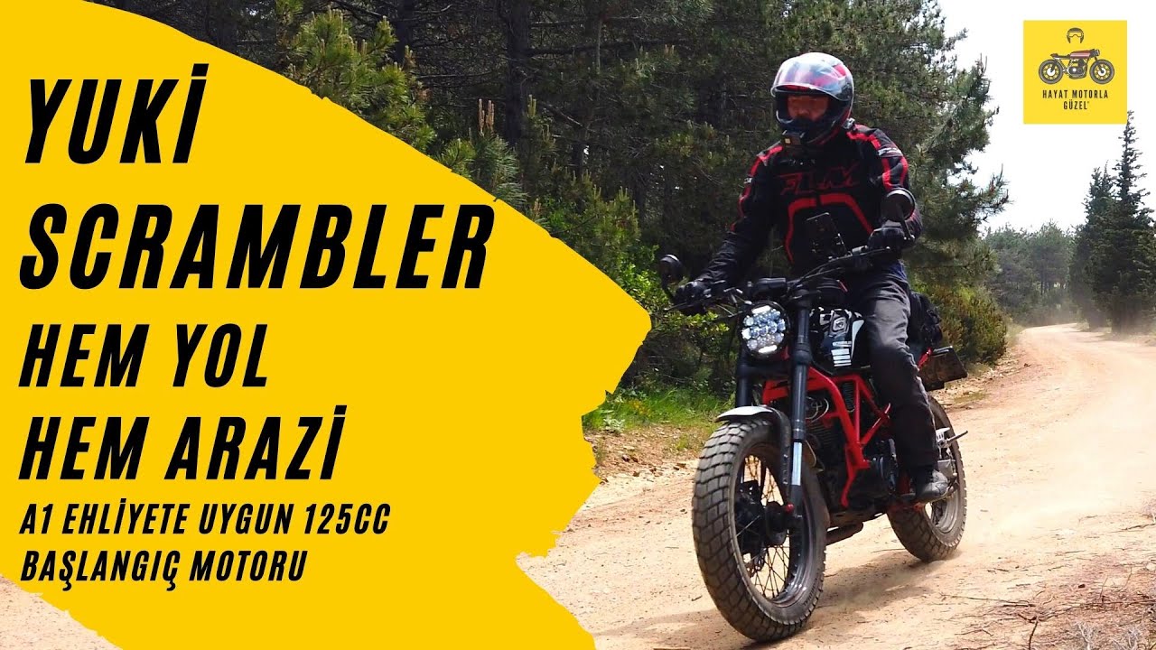 A1 Ehliyete Uygun Başlangıç Motoru | Yuki Scrambler İnceleme | Hayat Motorla Güzel