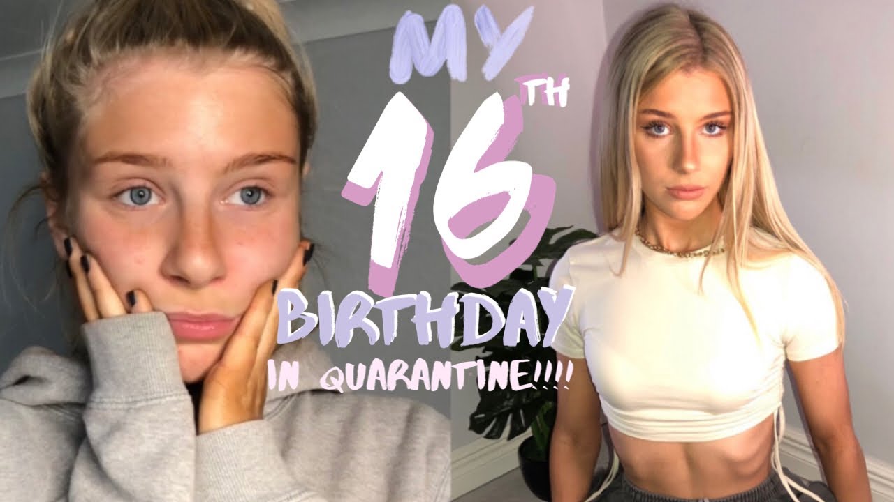 MY 16TH BIRTHDAY IN QUARANTINE | clothing haul of my presents | amber