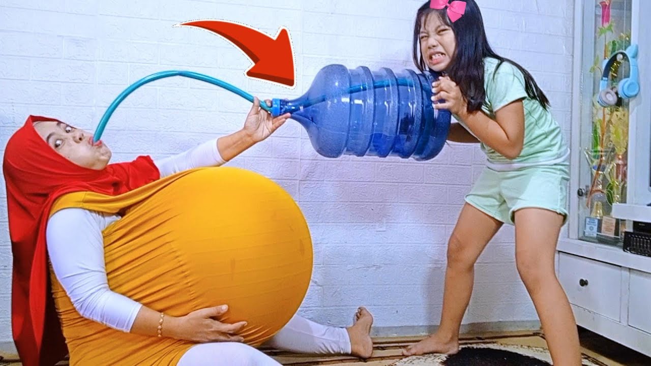 KAGETT...!!! ASTAGA...GARA GARA DI JAILIN : MAMA MAKAN ANGIN : PERUT JADI BUNCIT JUMBO