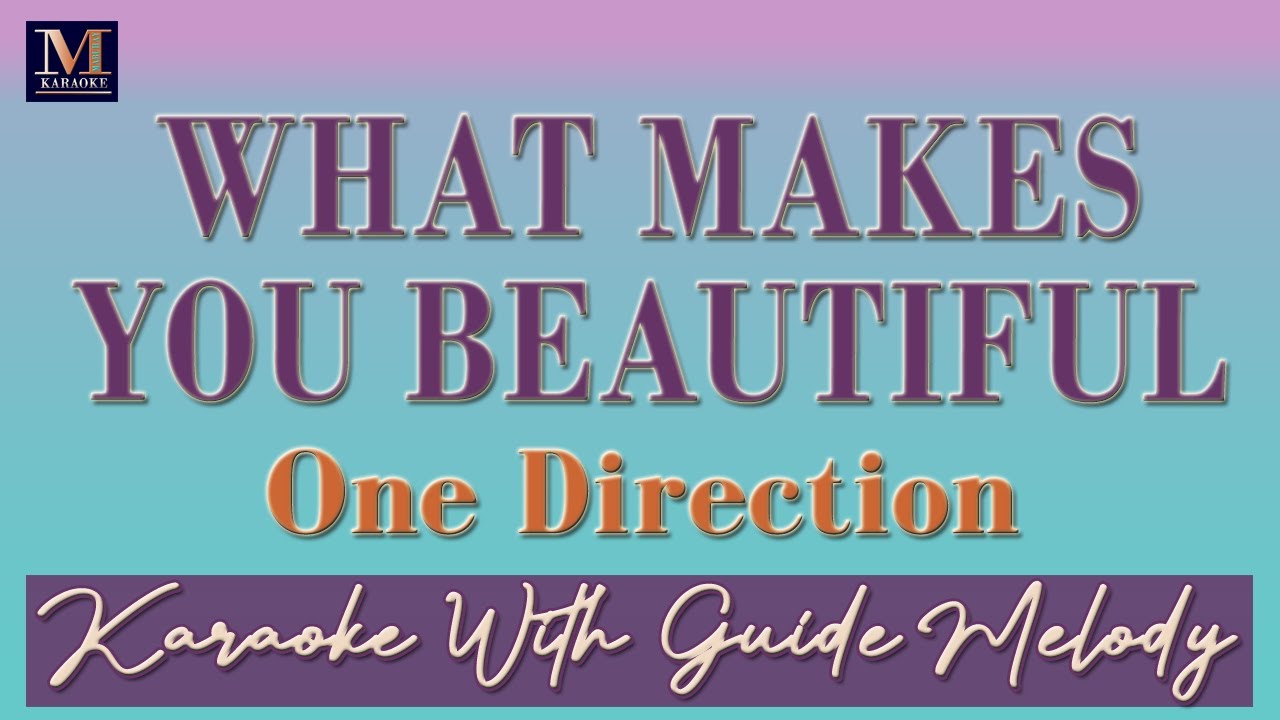 What Makes You Beautiful - Karaoke With Guide Melody (One Direction)