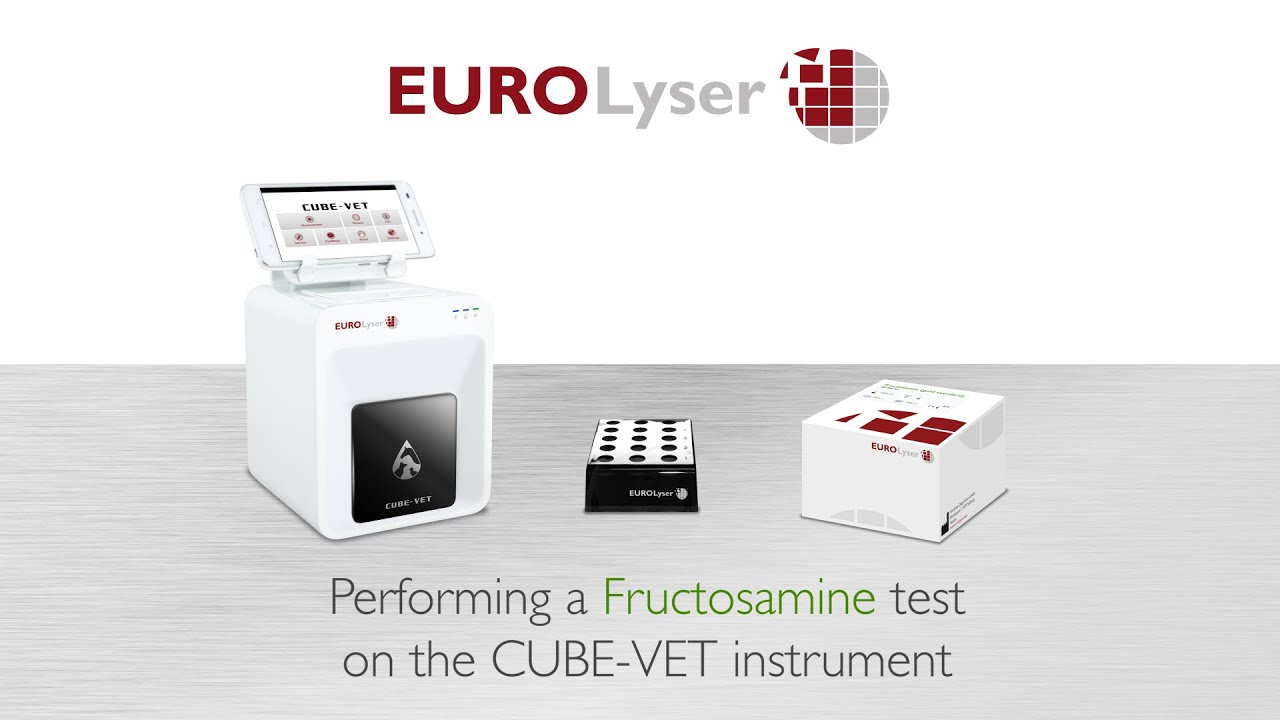 Performing a Fructosamine test on the EUROLyser CUBE-VET instrument