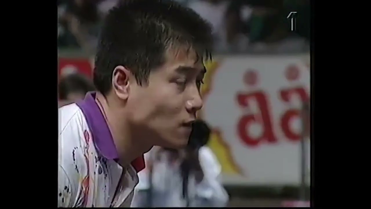J&ouml;rgen Persson vs  Wang Tao, WC 1993 Teams Final