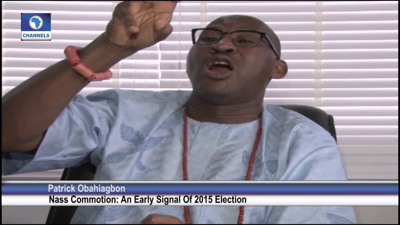 NASS Commotion: An Early Signal Of 2015 Polls-- Obahiagbon