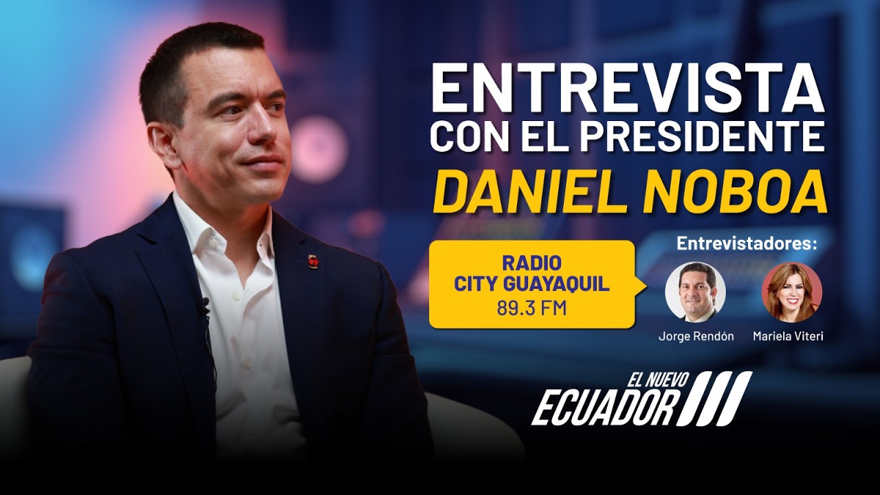 Entrevista con el presidente Daniel Noboa