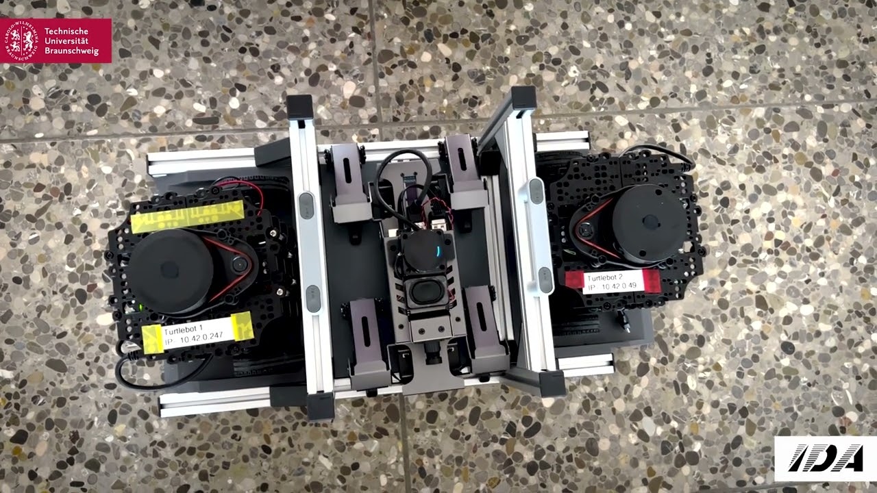 Collaborative Map Stitching With Turtlebots