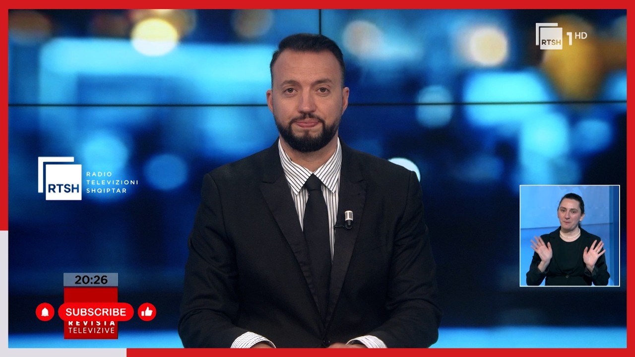 Edicioni Q&euml;ndror i Lajmeve - 12 Mars 2026, ora 20:00 | Revista Televizive n&euml; RTSH