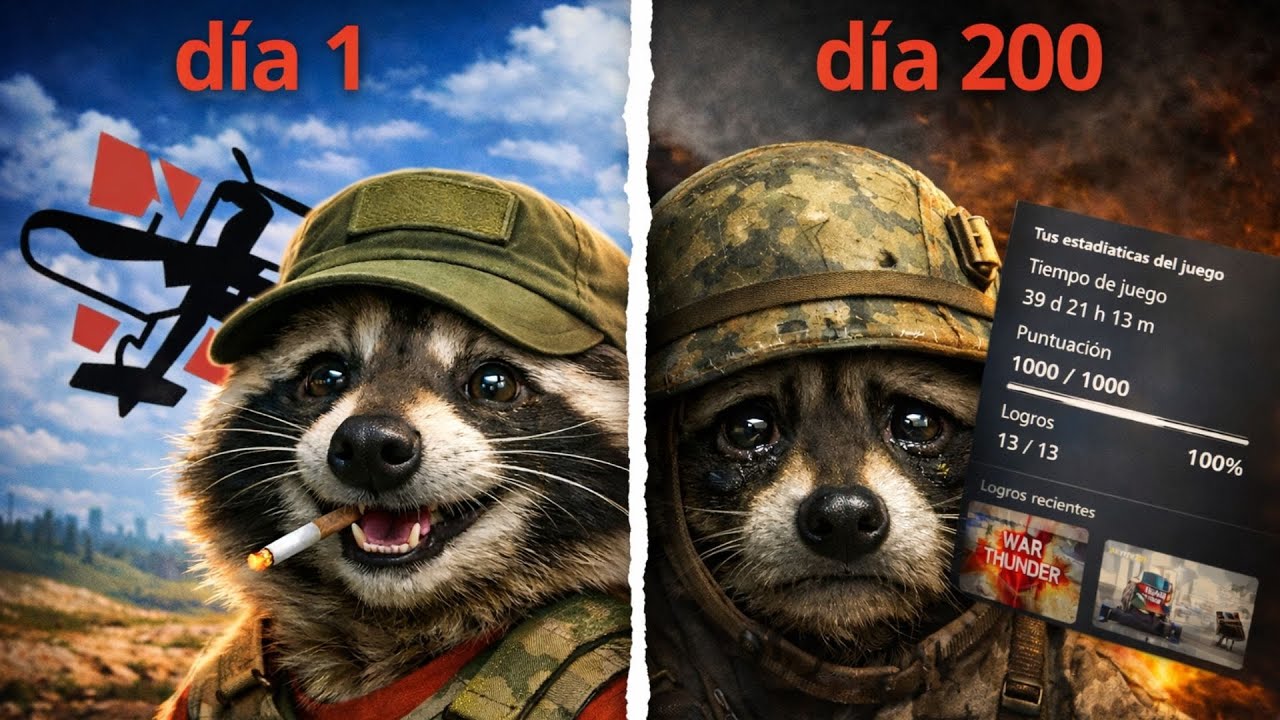 Terminé War Thunder al 100%… y esto fue lo que pasó 🦝💀