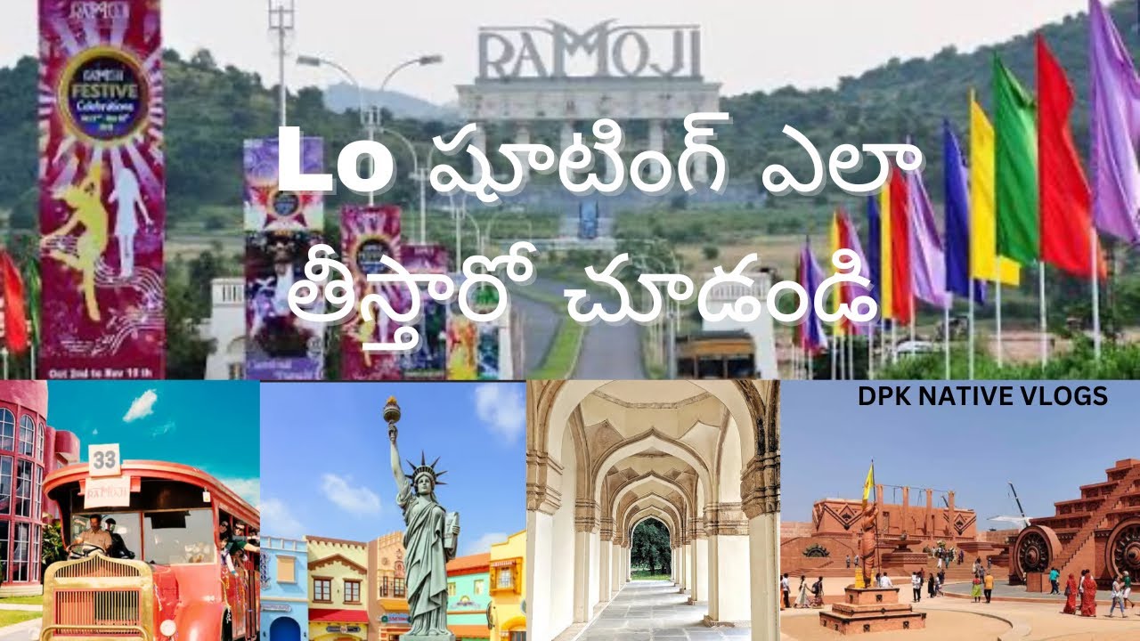 Ramoji Film City - see how the shootings is done #film #city #hyderabad 