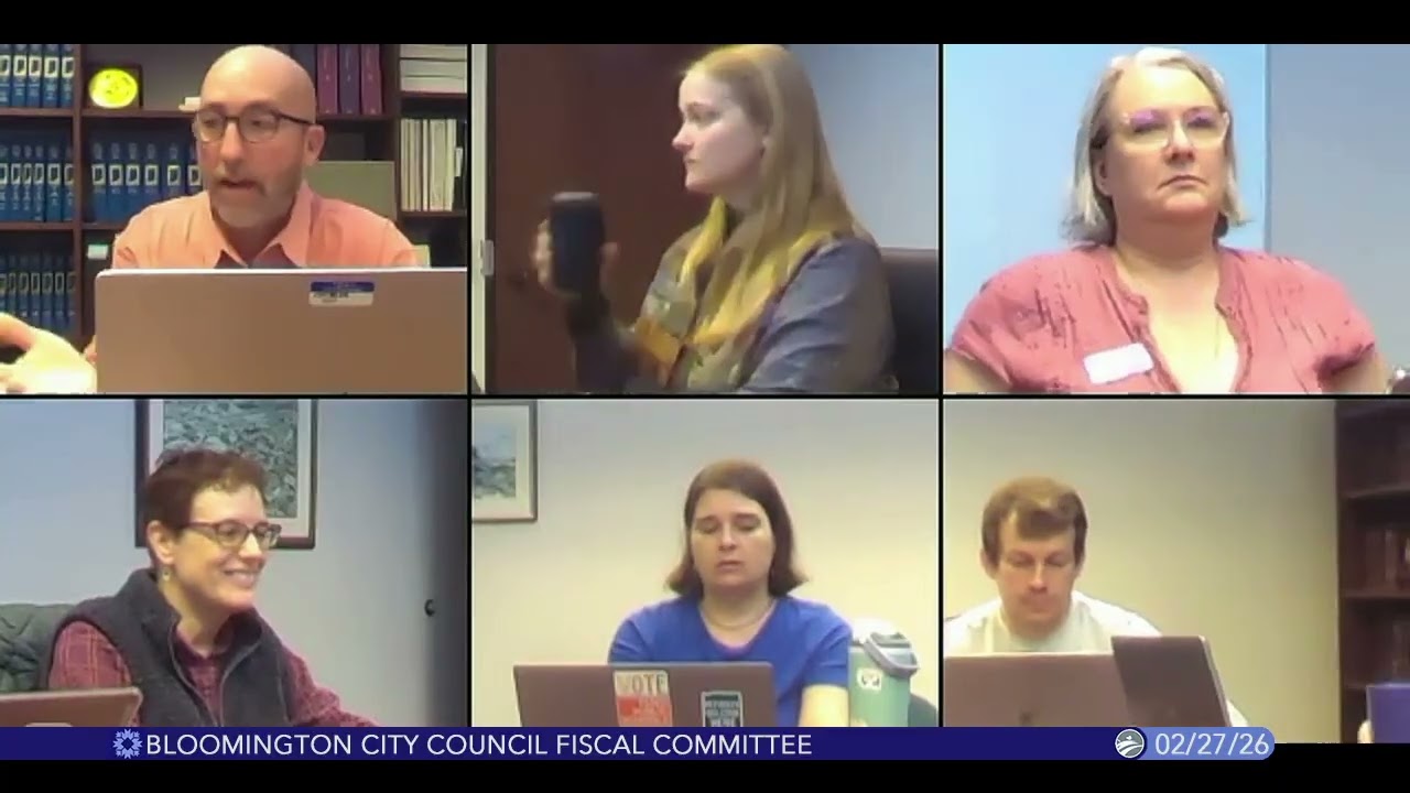 Bloomington City Council Fiscal Committee, February 27, 2026