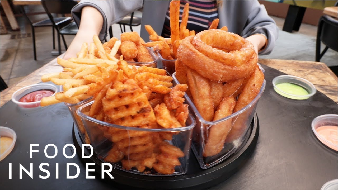 Burger Joint Serves A Fry Roulette With 72 Combinations